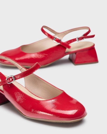 Wonders.com | Red VESNA Slingback D-1222 LACK