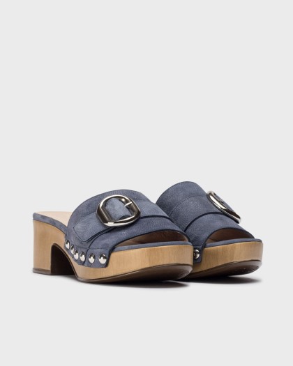 Wonders.com | Blue BIANCA Sandal D-8852-P NUBUK