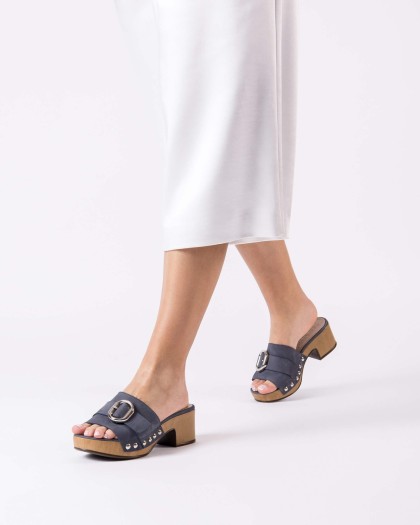 Wonders.com | Blue BIANCA Sandal D-8852-P NUBUK