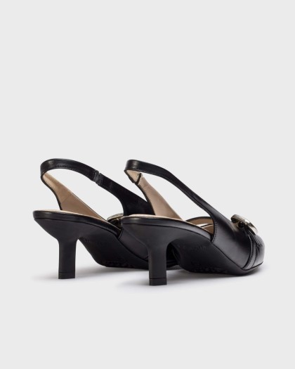 Wonders.com | Black GAIA Slingback G-7101 ISEO