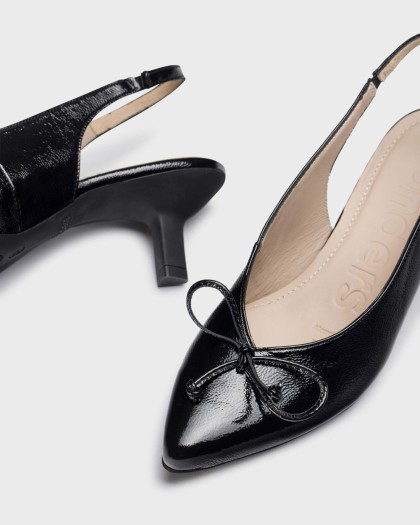 Wonders.com | Black INGRID Slingback G-7103 LACK