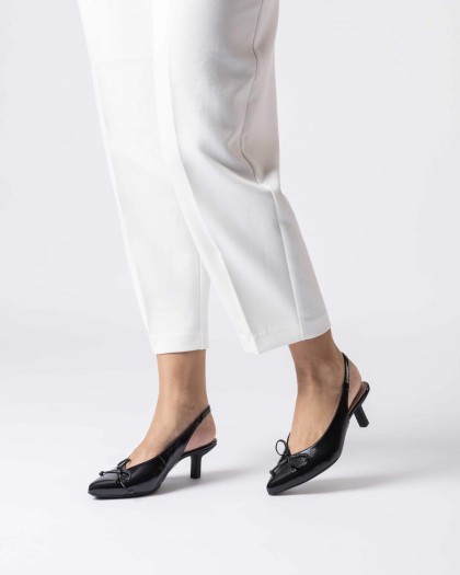 Wonders.com | Black INGRID Slingback G-7103 LACK