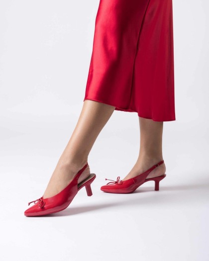 Wonders.com | Red INGRID Slingback G-7103 LACK