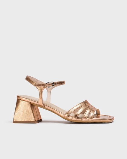 Wonders.com | Rose Gold MARCIA Sandal H-6113 SOFT METAL