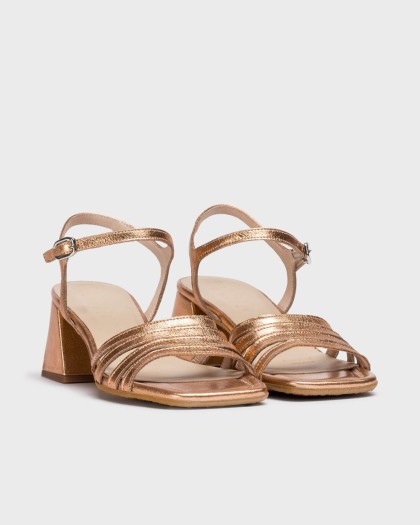Wonders.com | Rose Gold MARCIA Sandal H-6113 SOFT METAL