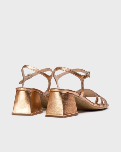 Wonders.com | Rose Gold MARCIA Sandal H-6113 SOFT METAL