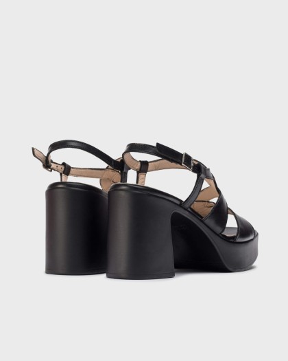 Wonders.com | Sandalias INDIRA Negras L-1421 ISEO