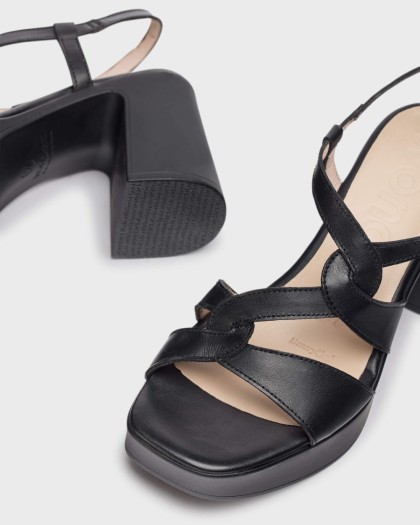 Wonders.com | Sandalias INDIRA Negras L-1421 ISEO