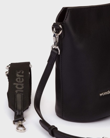 Wonders.com | Bolso LIRA Negro WB-55036 COMB.