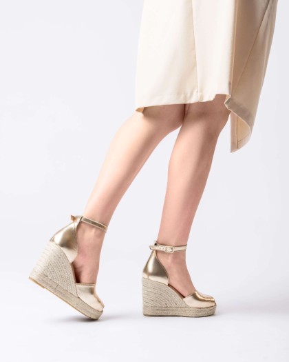 Wonders.com | Gold MANLY Espadrilles YH-PI609 METAL