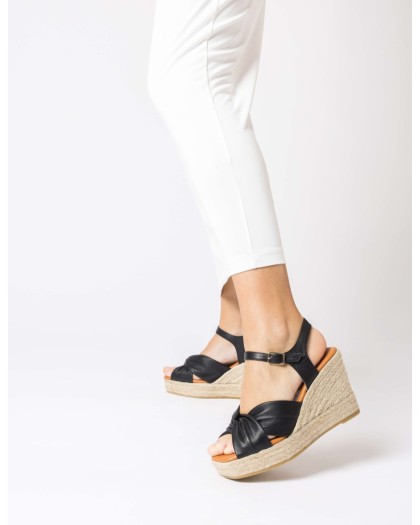 Wonders.com | Black ANAKENA Espadrilles YH-SO522 MANILA