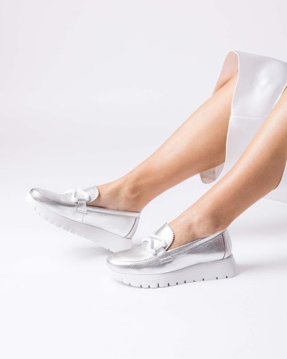 Wonders.com | Mocasines ODISEI 80 Plata A-2480 MAX
