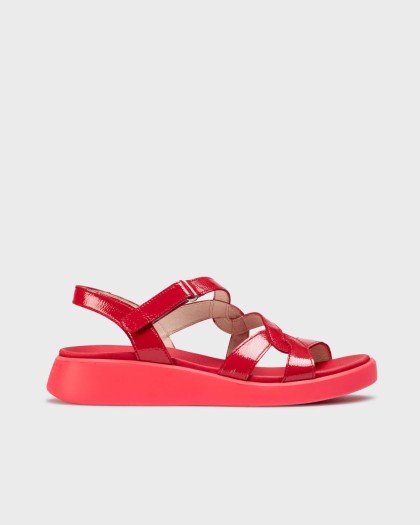 Wonders.com | Red CORDELIA Sandal C-6541 LACK
