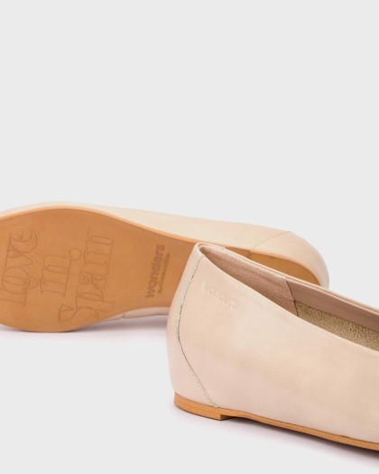 Wonders.com | Bailarinas TRIANA 02 Beige A-3802 SAUVAG