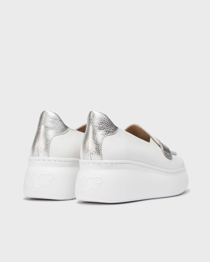 Wonders.com | White BACAN Loafers A-2671 WILD/MAX