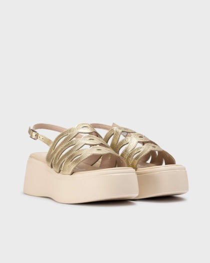 Wonders.com | Gold CELESTE Sandal A-3711 MAX