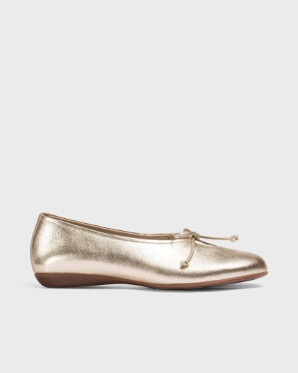 Wonders.com | Gold CELESTINA Ballerina A-61172 SOFT METAL