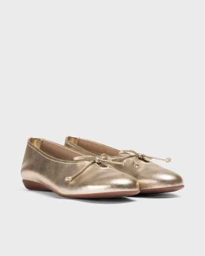 Wonders.com | Gold CELESTINA Ballerina A-61172 SOFT METAL