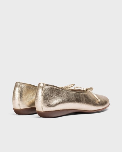 Wonders.com | Gold CELESTINA Ballerina A-61172 SOFT METAL