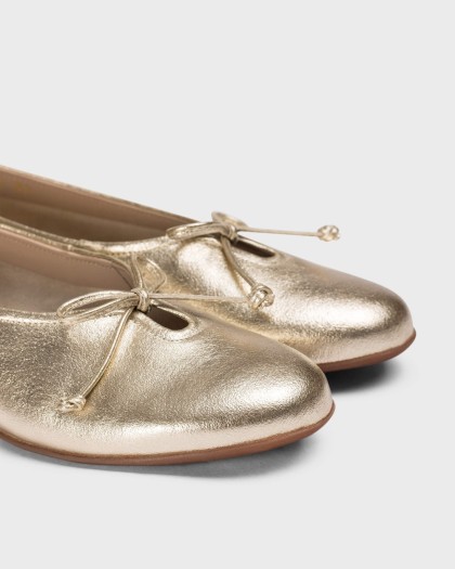 Wonders.com | Gold CELESTINA Ballerina A-61172 SOFT METAL