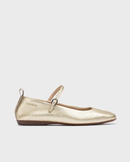 Wonders.com | Gold SEUL Ballerinas A-86101 MAX