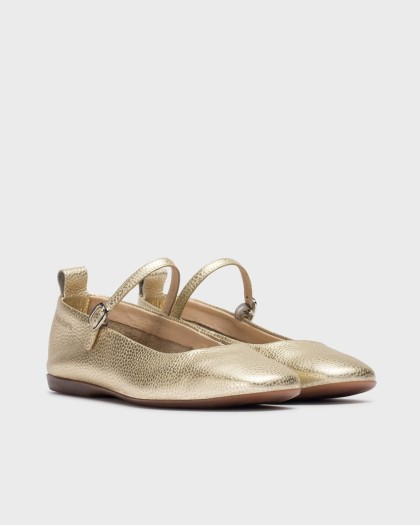Wonders.com | Gold SEUL Ballerinas A-86101 MAX