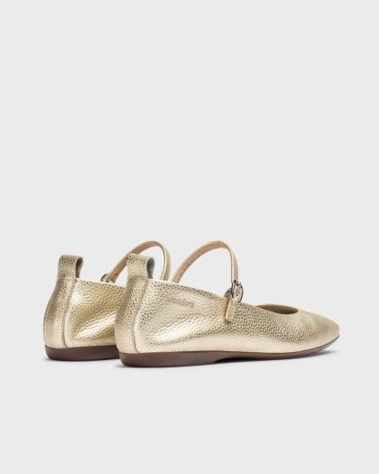 Wonders.com | Gold SEUL Ballerinas A-86101 MAX