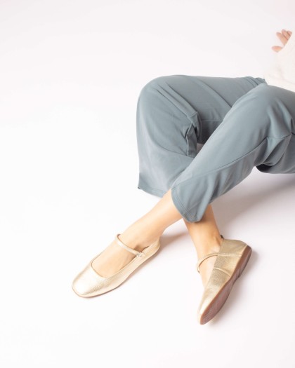 Wonders.com | Gold SEUL Ballerinas A-86101 MAX