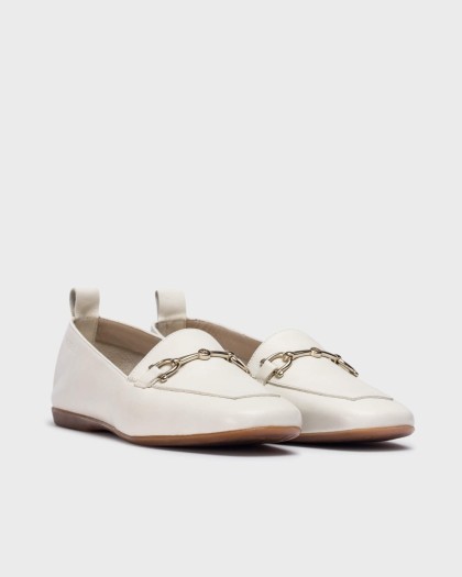Wonders.com | White ERA Loafers A-86121 SAUVAG