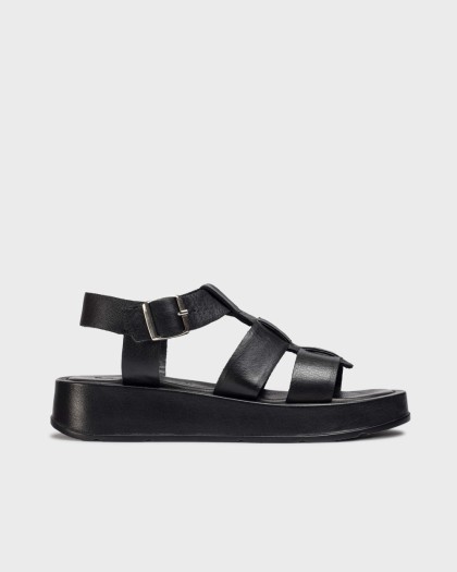 Wonders.com | Sandalias ZAHARA Negras AT-3403 SHEEP