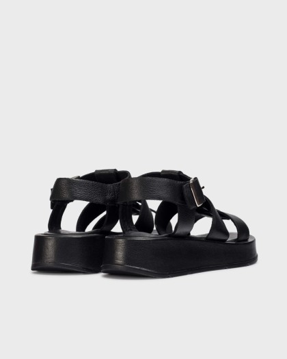 Wonders.com | Sandalias ZAHARA Negras AT-3403 SHEEP