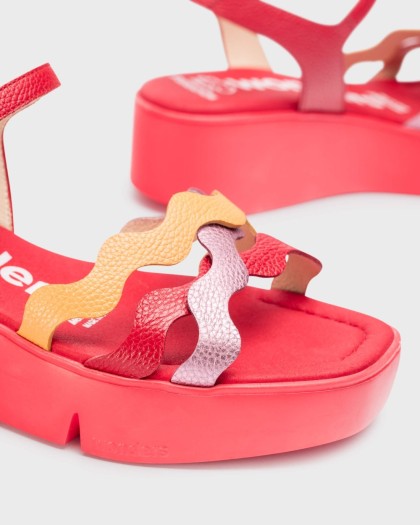 Wonders.com | Red ANDY Sandals B-7943 MAX/WIL/WI