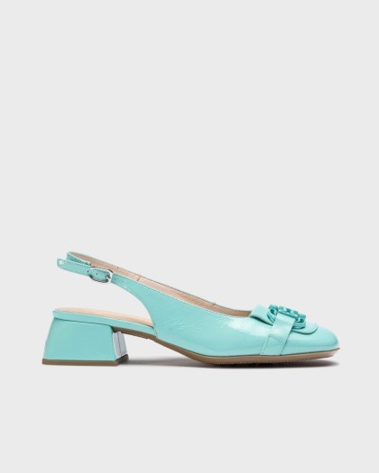 Wonders.com | Blue CHARO Slingback D-1220 LACK