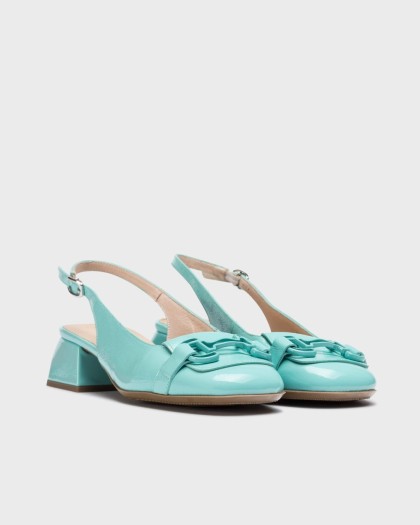 Wonders.com | Blue CHARO Slingback D-1220 LACK