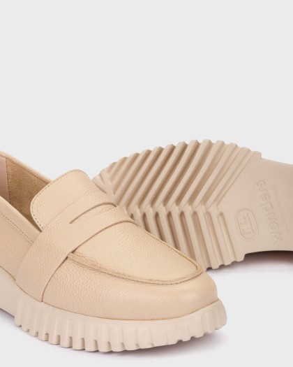 Wonders.com | Mocasines FLEXFLY 10 Beige A-4410 WILD