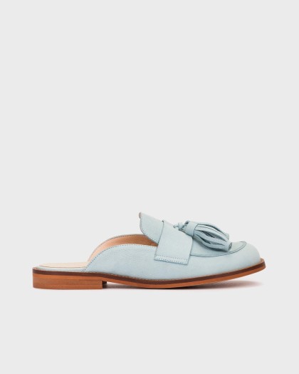 Wonders.com | Mules CORO 10 Azules A-4610 NUBUK