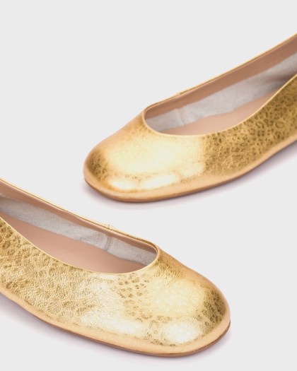 Wonders.com | Bailarinas LULU 01 Oro A-4701 PERL