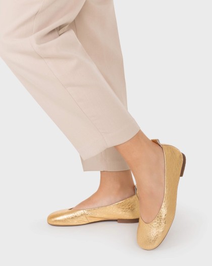 Wonders.com | Bailarinas LULU 01 Oro A-4701 PERL
