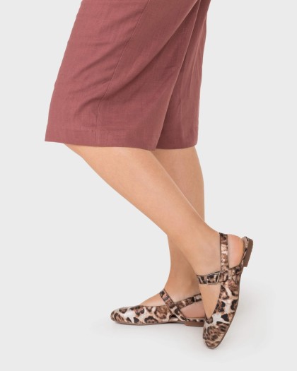 Wonders.com | Bailarinas LULU 03 Animal Print A-4703 LEOMET
