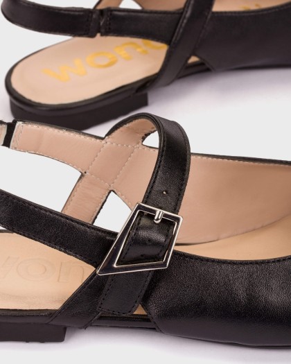 Wonders.com | Bailarinas LULU 03 Negras A-4703 SAUVAG