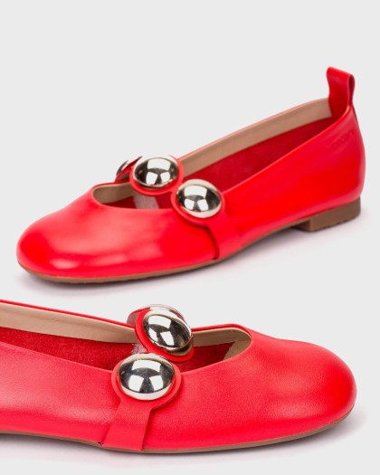 Wonders.com | Bailarinas LULU 04 Rojas A-4704 SAUVAG