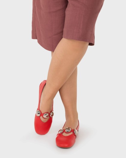Wonders.com | Bailarinas LULU 04 Rojas A-4704 SAUVAG