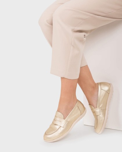 Wonders.com | Mocasines FLYFIT 01 Oro A-5001 MAX