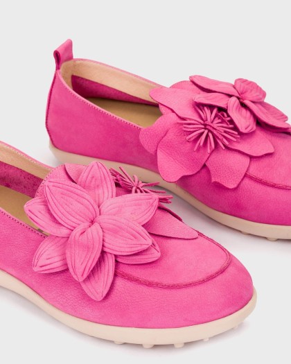 Wonders.com | Mocasines FLYFIT 05 Fucsia A-5005 NUBUK