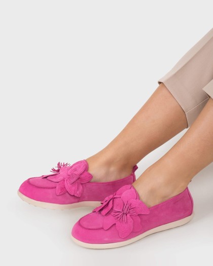 Wonders.com | Mocasines FLYFIT 05 Fucsia A-5005 NUBUK