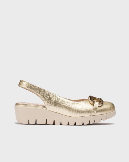Wonders.com | Gold GALE Slingback C-33331 MAX