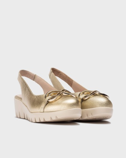 Wonders.com | Gold GALE Slingback C-33331 MAX