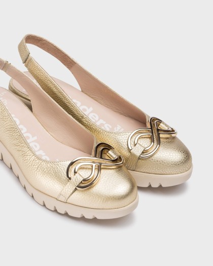 Wonders.com | Gold GALE Slingback C-33331 MAX