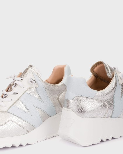 Wonders.com | Deportivas KYOTO 70 Plata E-6770 COMB.