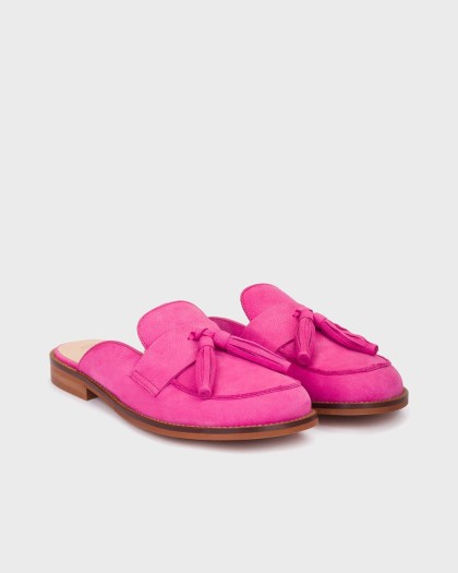 Wonders.com | Mules CORO 10 Fucsia A-4610 NUBUK